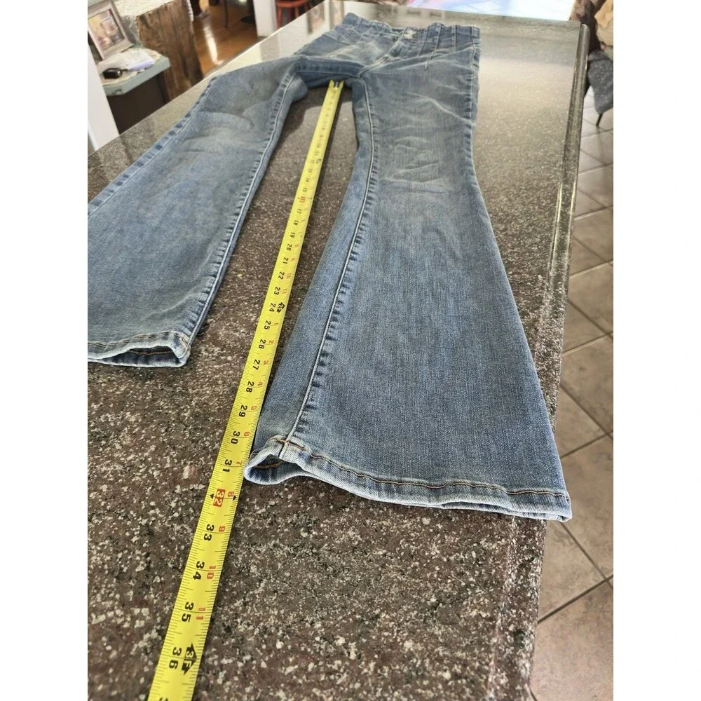 Free People We The Free BluebHigh Waisted Flare Bootcut Denim Jeans Size 28